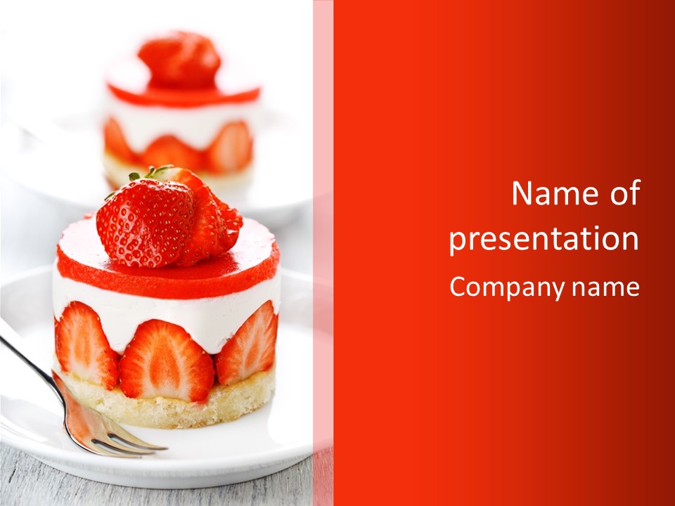 Gourmet Food Bakery PowerPoint Template
