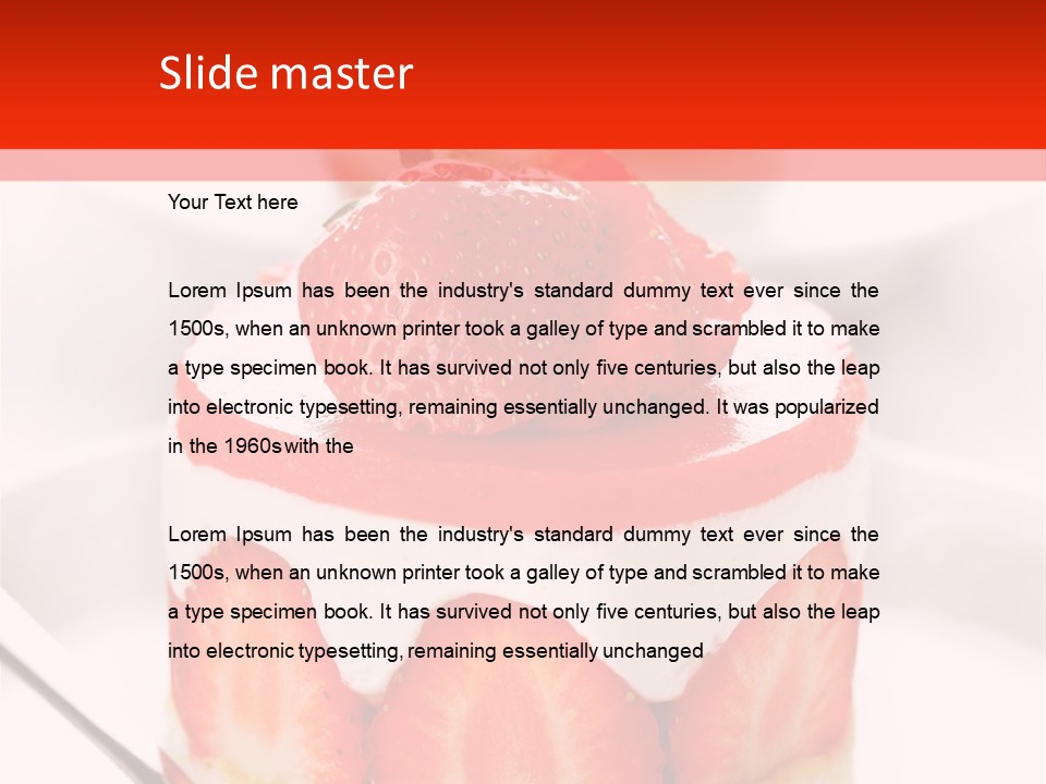 Gourmet Food Bakery PowerPoint Template