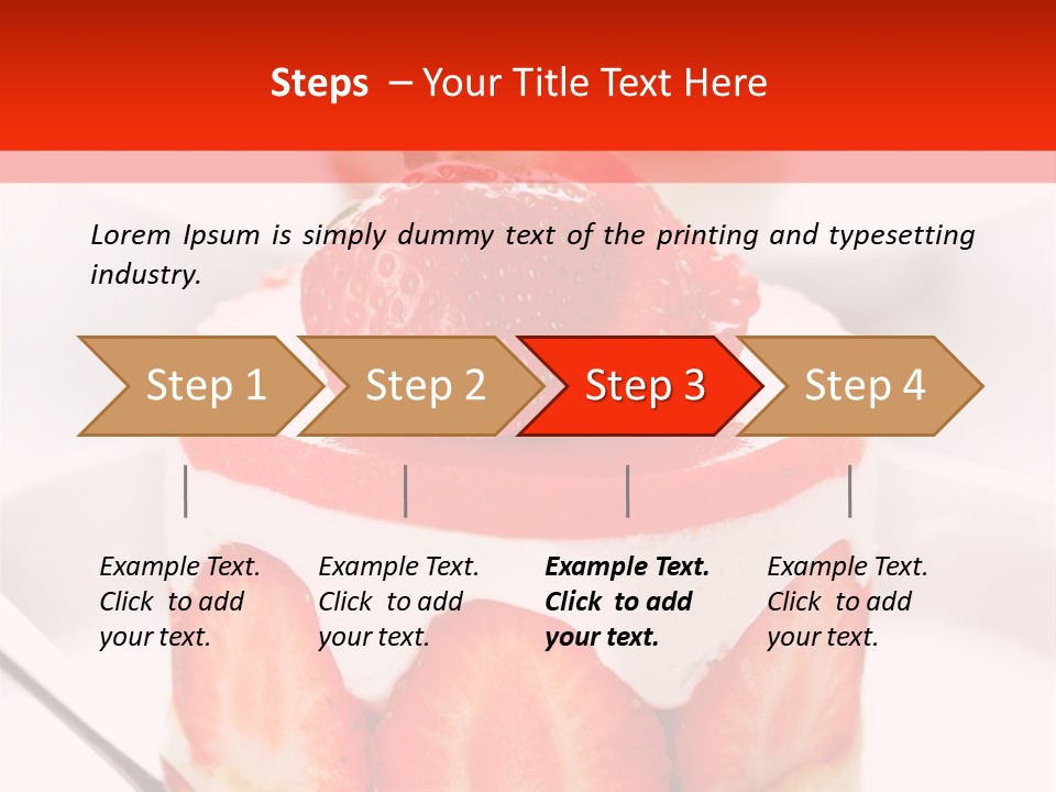 Gourmet Food Bakery PowerPoint Template