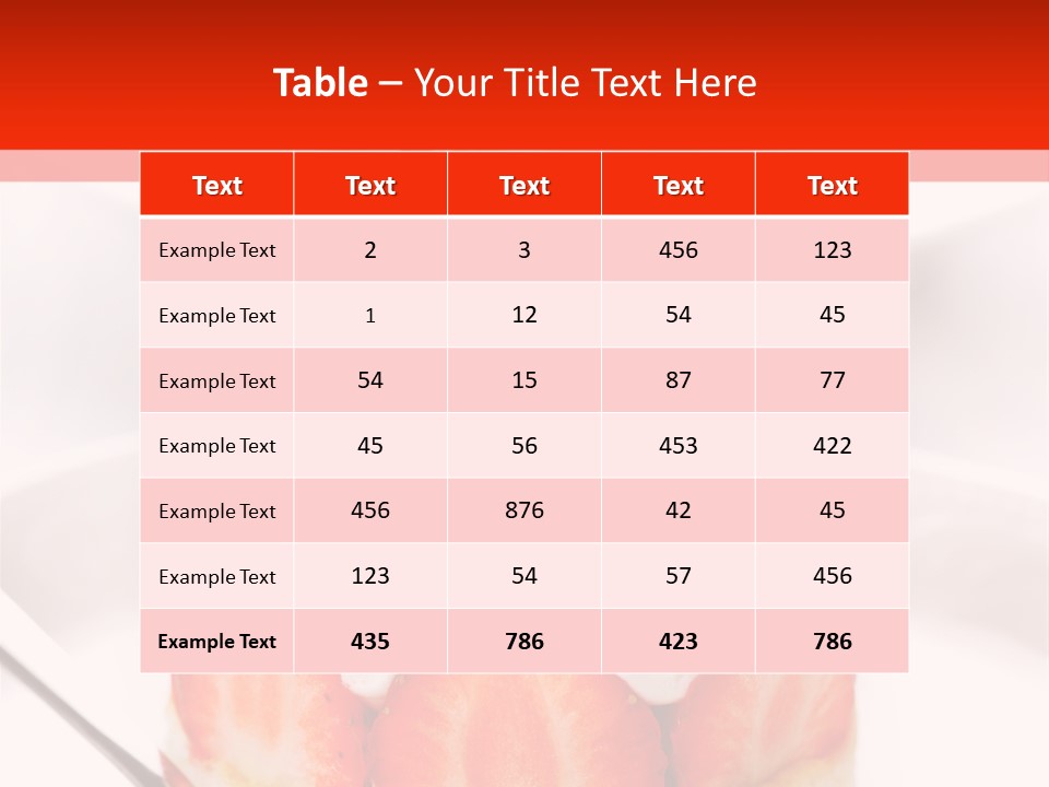Gourmet Food Bakery PowerPoint Template
