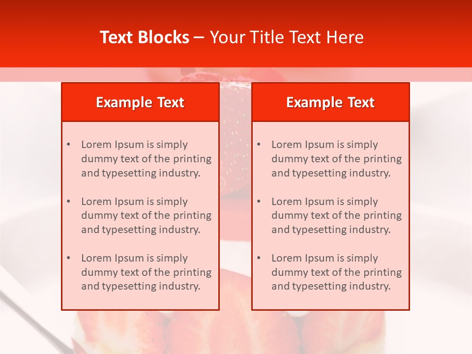 Gourmet Food Bakery PowerPoint Template