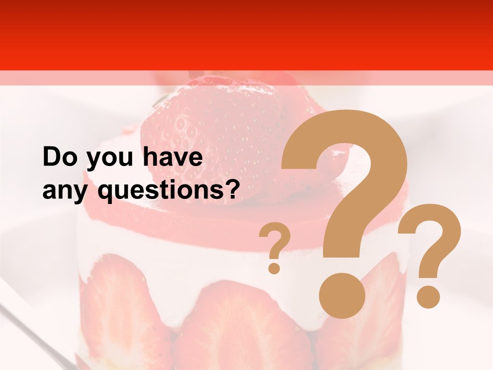 Gourmet Food Bakery PowerPoint Template