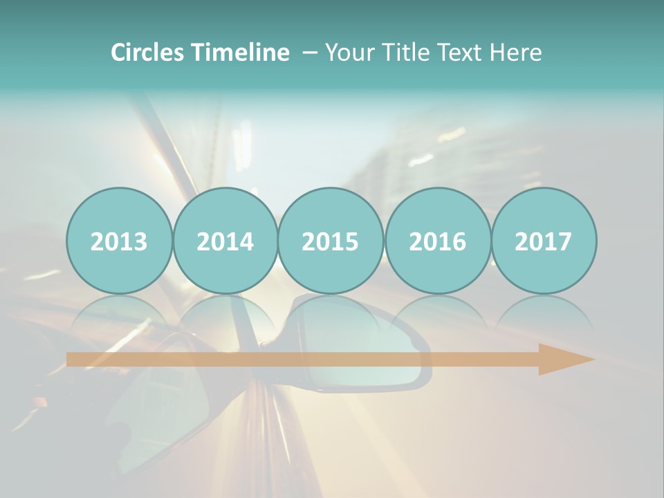 Blurred Dark Speed PowerPoint Template