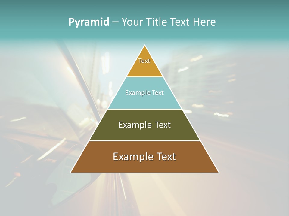 Blurred Dark Speed PowerPoint Template