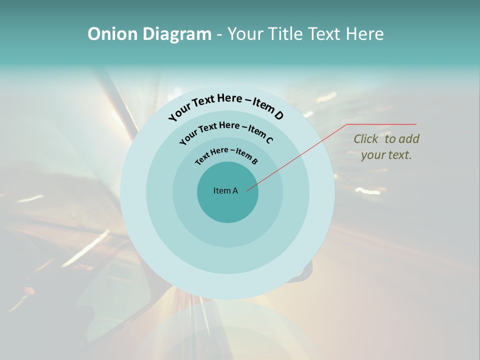 Blurred Dark Speed PowerPoint Template