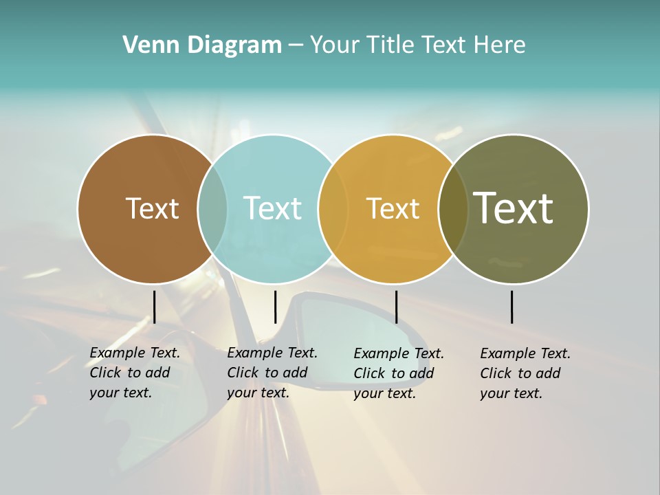 Blurred Dark Speed PowerPoint Template