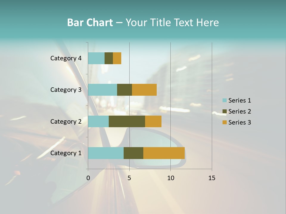 Blurred Dark Speed PowerPoint Template