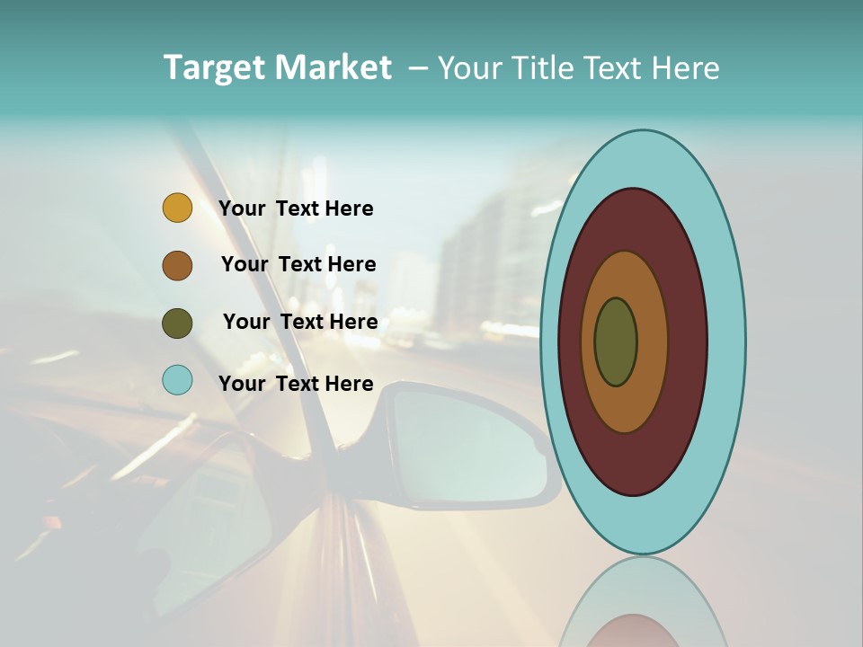 Blurred Dark Speed PowerPoint Template