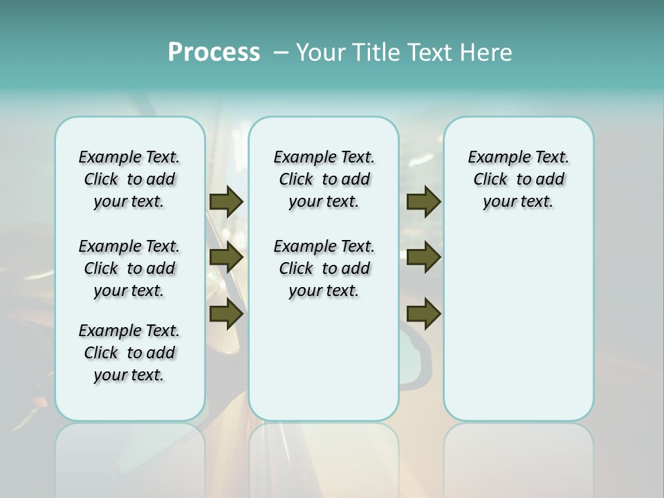 Blurred Dark Speed PowerPoint Template
