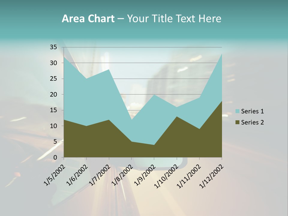 Blurred Dark Speed PowerPoint Template