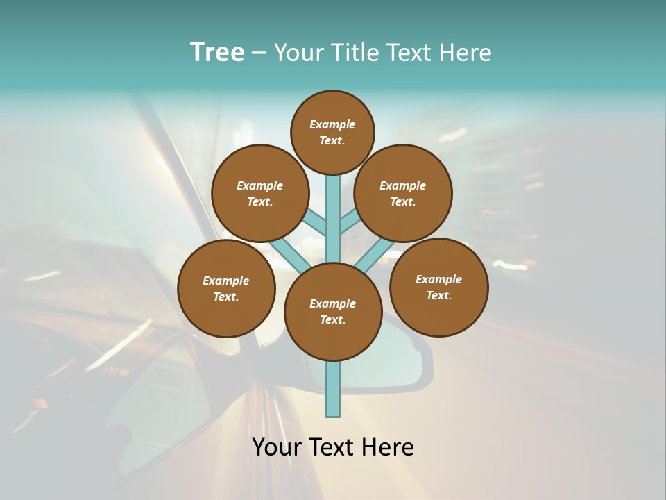 Blurred Dark Speed PowerPoint Template