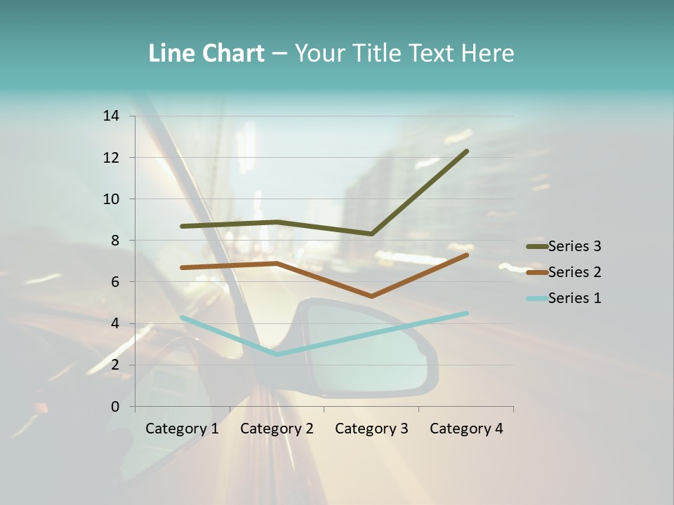 Blurred Dark Speed PowerPoint Template