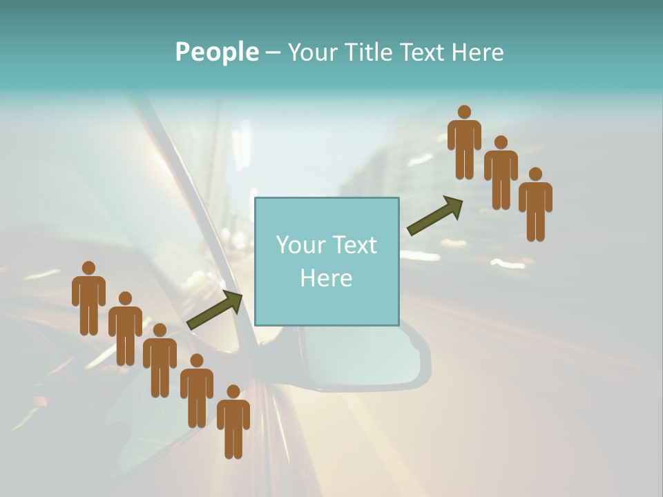 Blurred Dark Speed PowerPoint Template