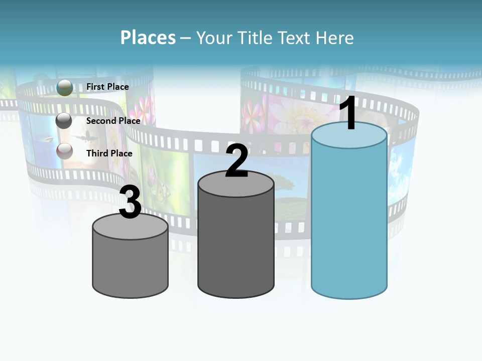 Square Black Border PowerPoint Template