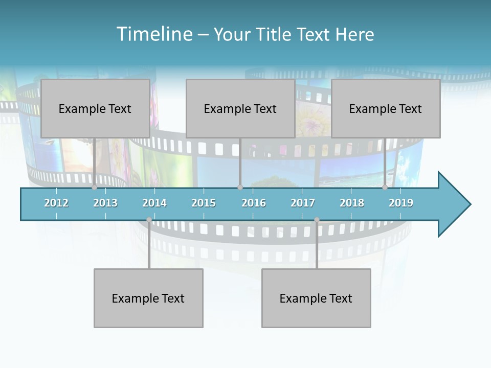Square Black Border PowerPoint Template