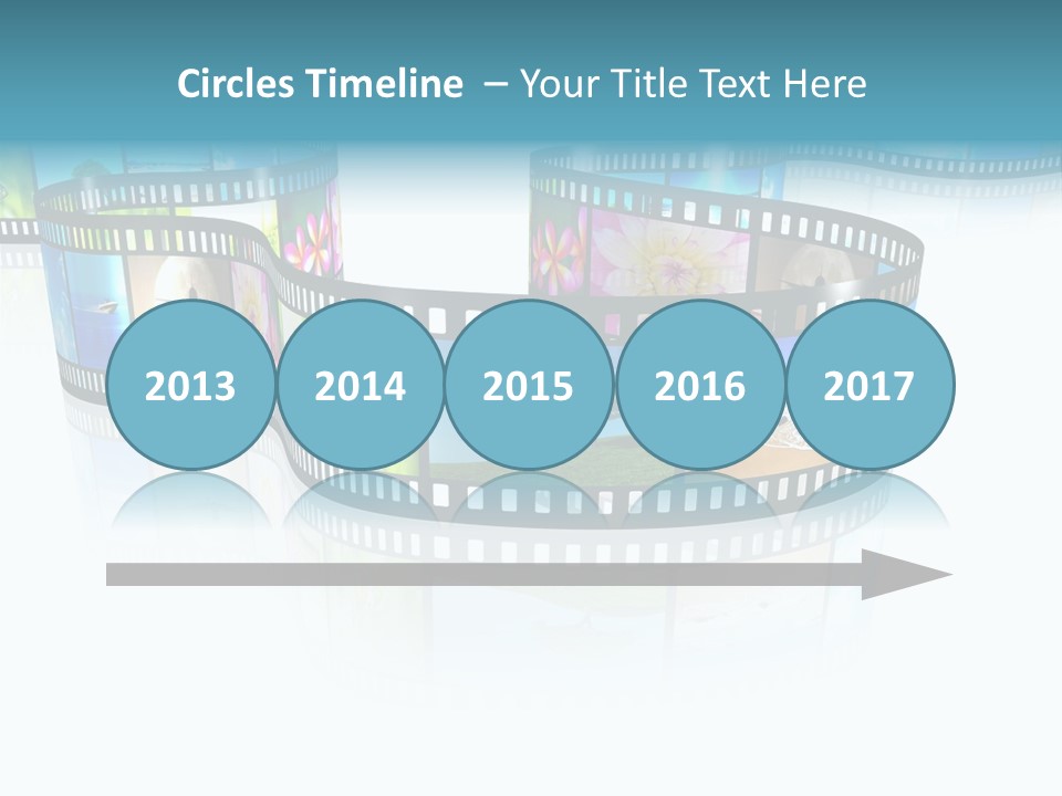 Square Black Border PowerPoint Template