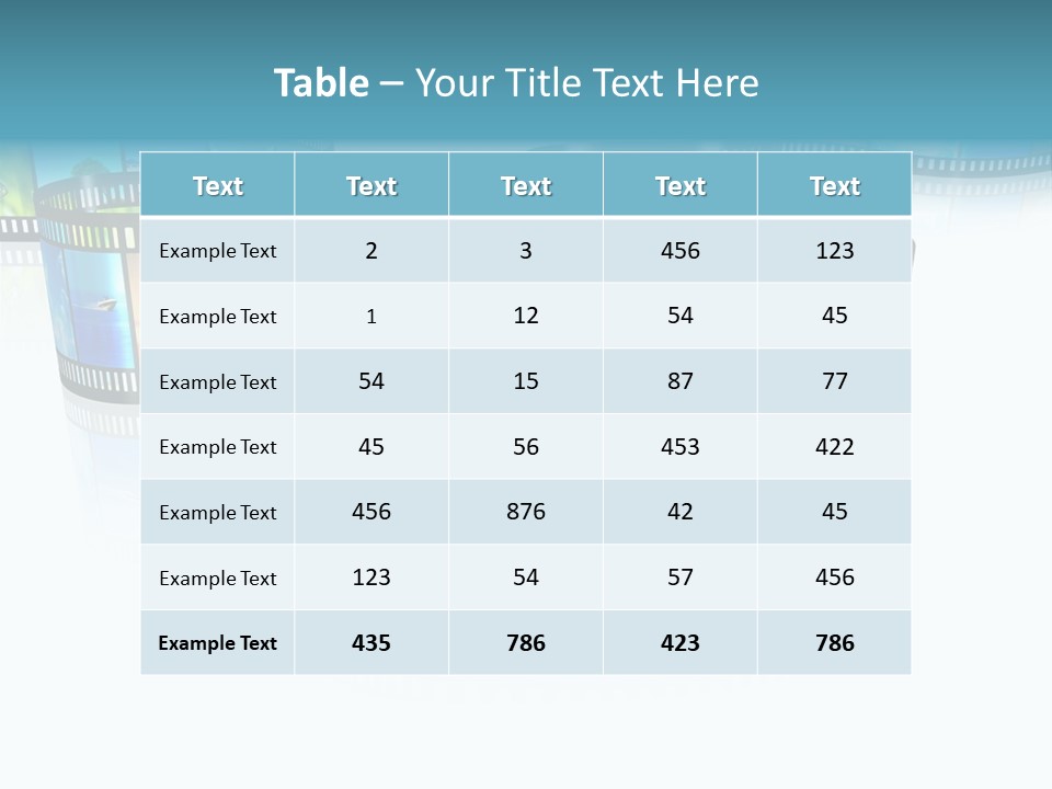 Square Black Border PowerPoint Template