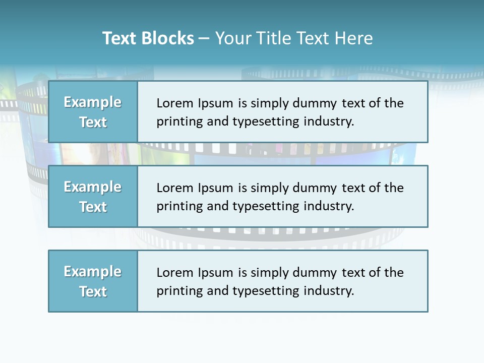 Square Black Border PowerPoint Template