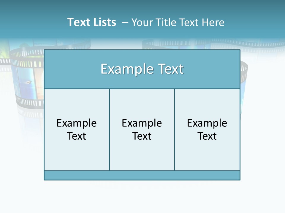 Square Black Border PowerPoint Template