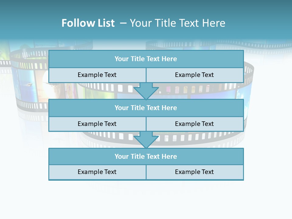 Square Black Border PowerPoint Template