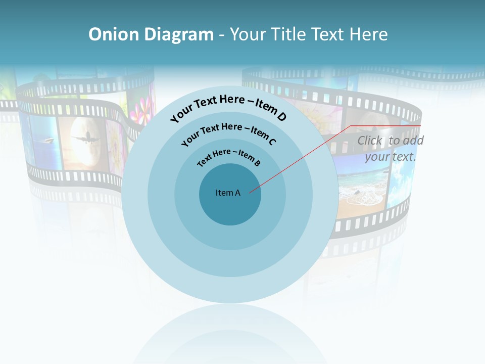 Square Black Border PowerPoint Template