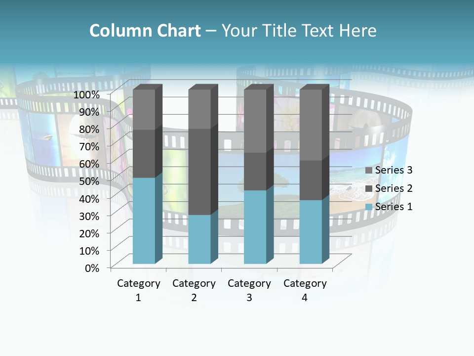 Square Black Border PowerPoint Template