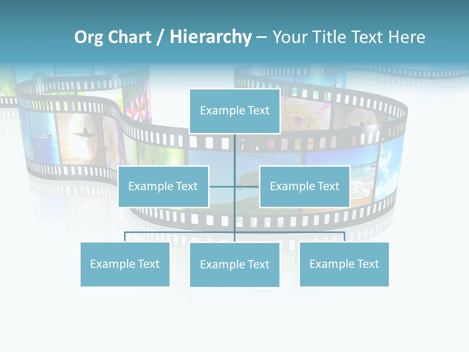 Square Black Border PowerPoint Template