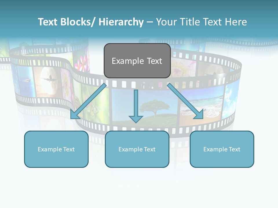 Square Black Border PowerPoint Template
