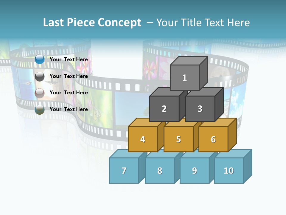 Square Black Border PowerPoint Template