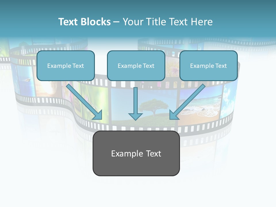 Square Black Border PowerPoint Template