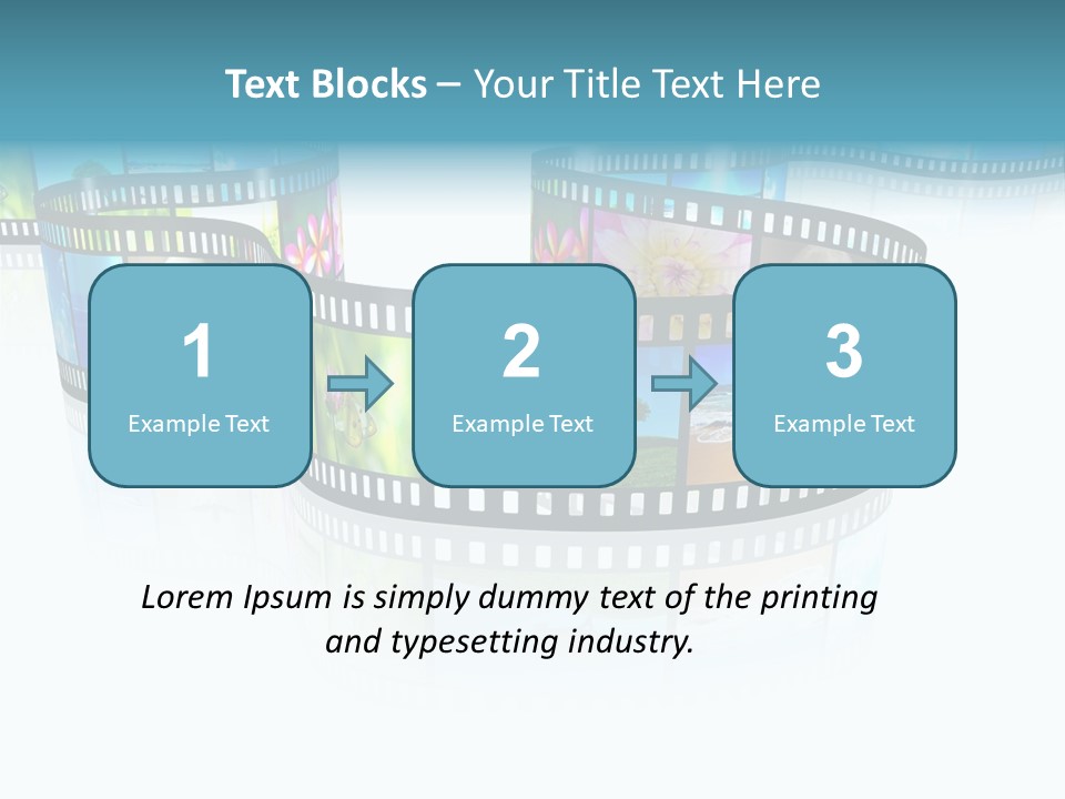 Square Black Border PowerPoint Template