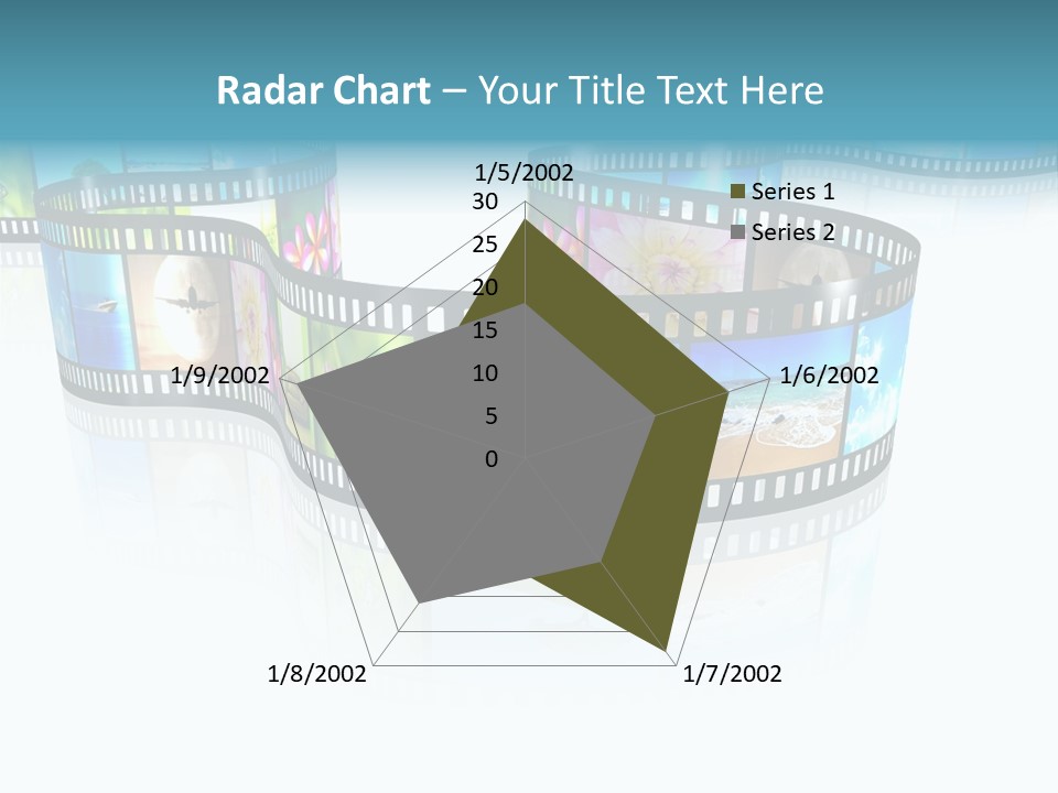 Square Black Border PowerPoint Template