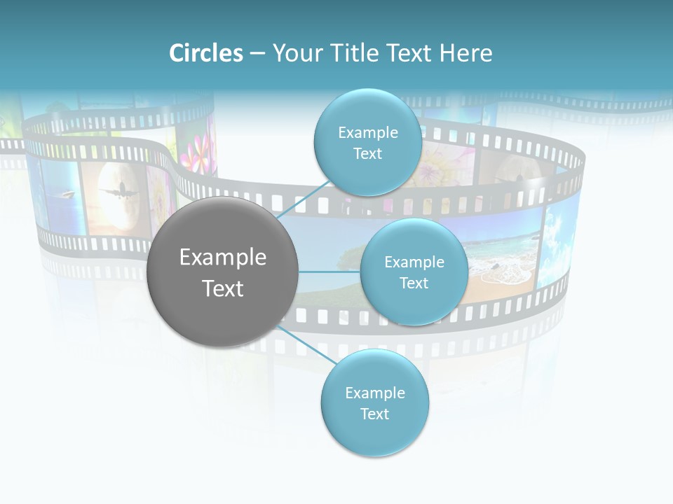 Square Black Border PowerPoint Template
