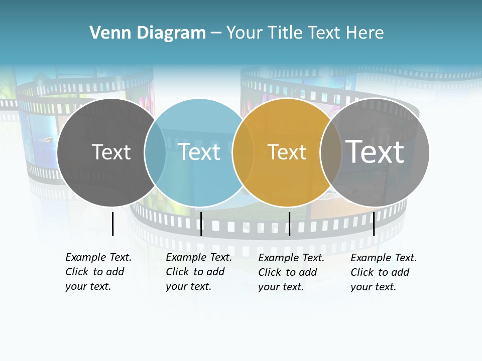 Square Black Border PowerPoint Template