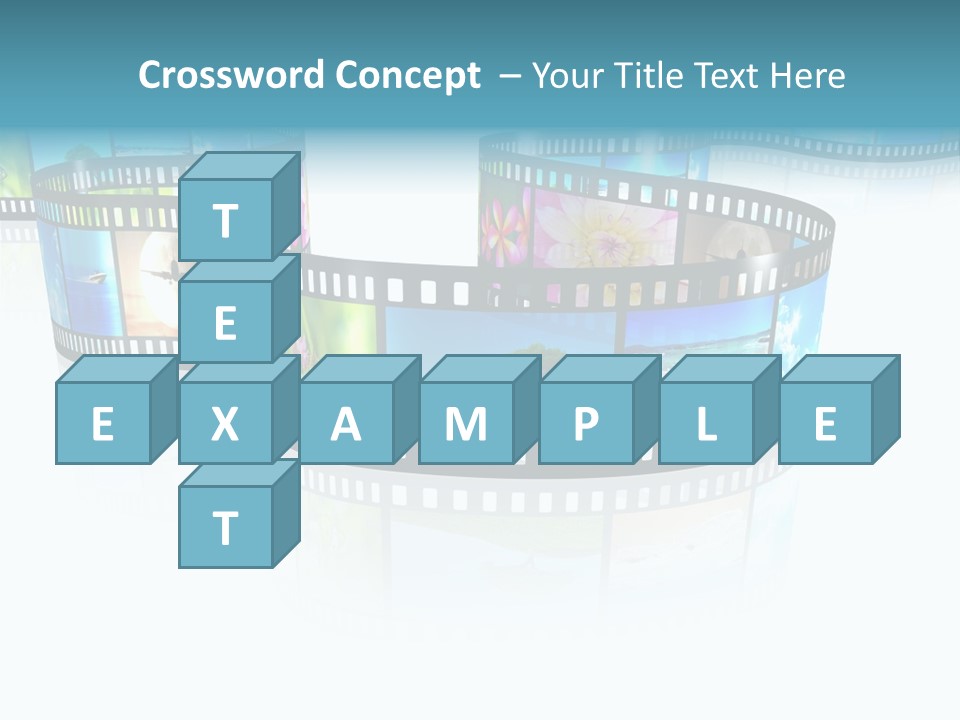 Square Black Border PowerPoint Template