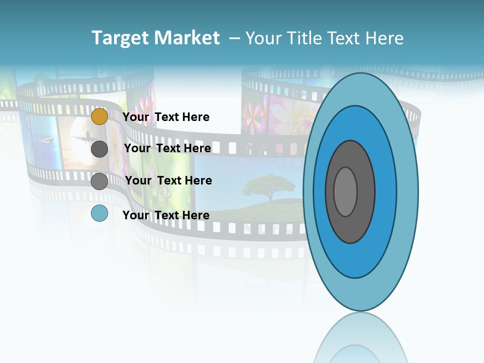 Square Black Border PowerPoint Template