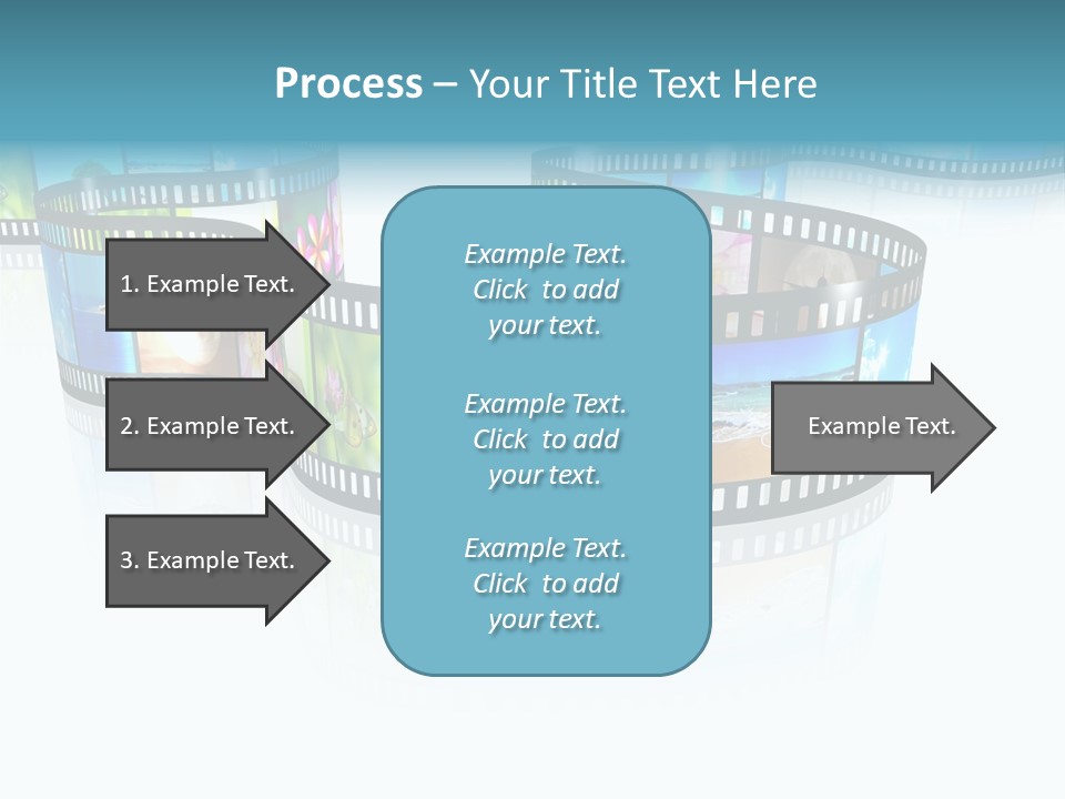 Square Black Border PowerPoint Template