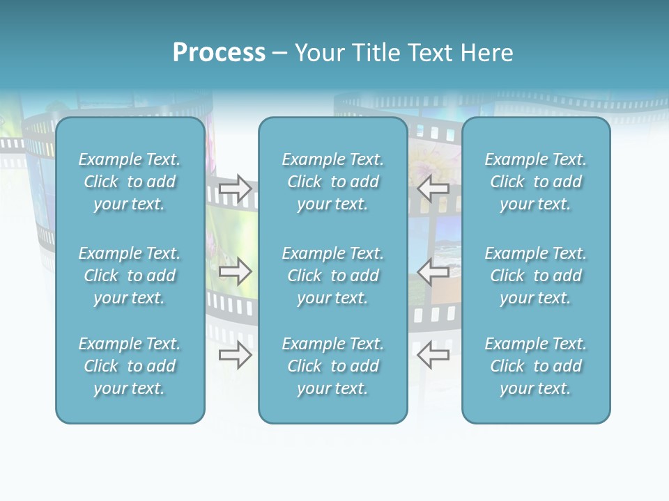 Square Black Border PowerPoint Template
