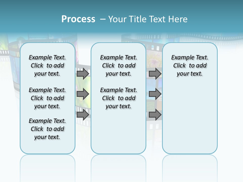 Square Black Border PowerPoint Template