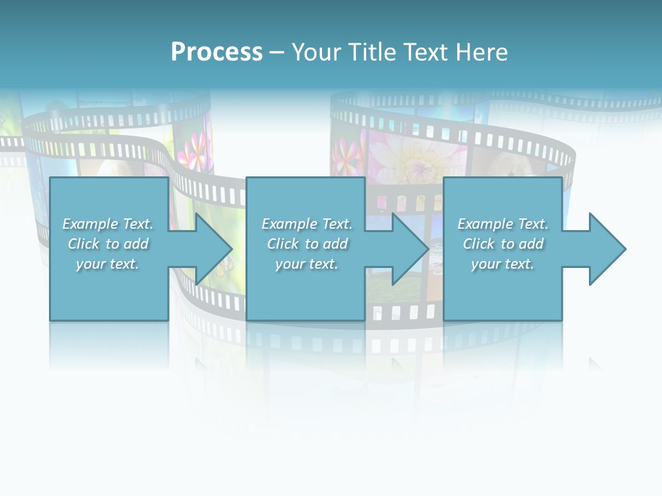 Square Black Border PowerPoint Template