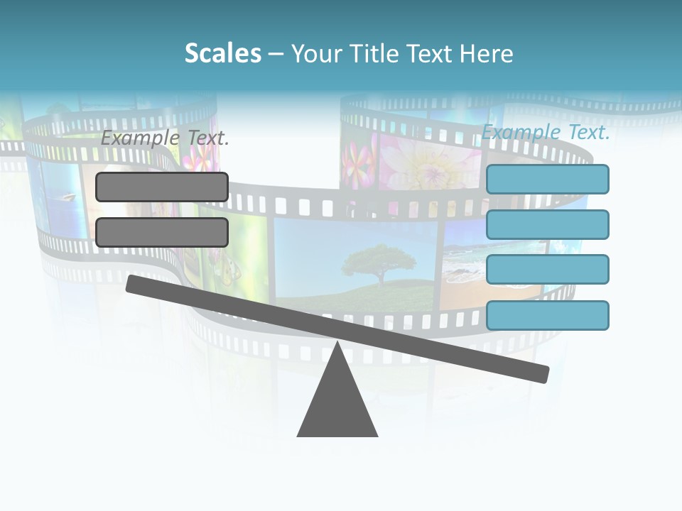 Square Black Border PowerPoint Template