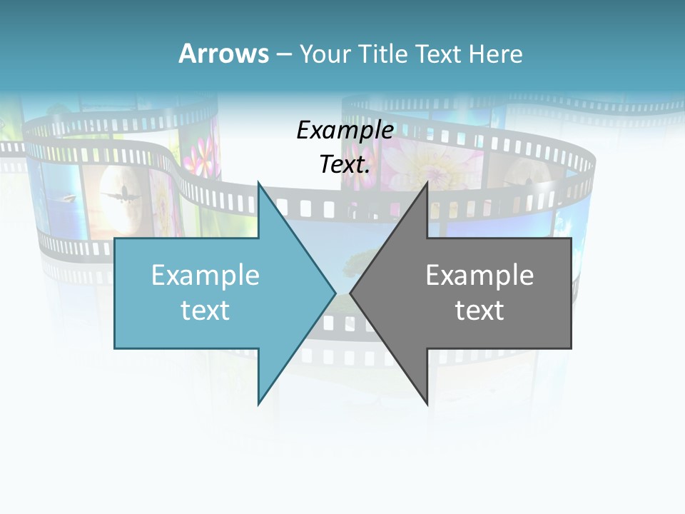 Square Black Border PowerPoint Template