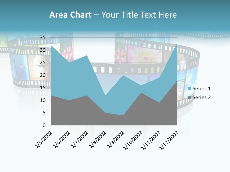 Square Black Border PowerPoint Template