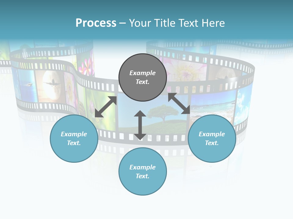 Square Black Border PowerPoint Template