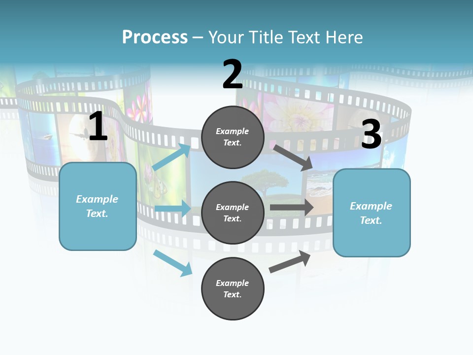 Square Black Border PowerPoint Template