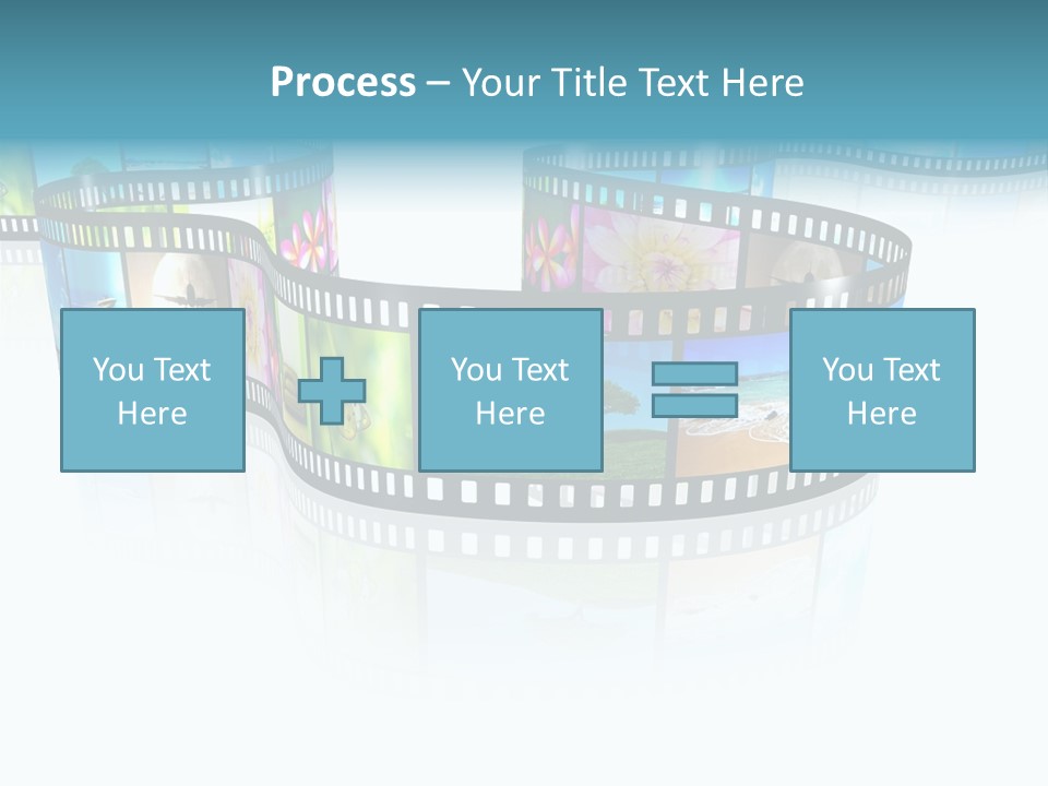 Square Black Border PowerPoint Template