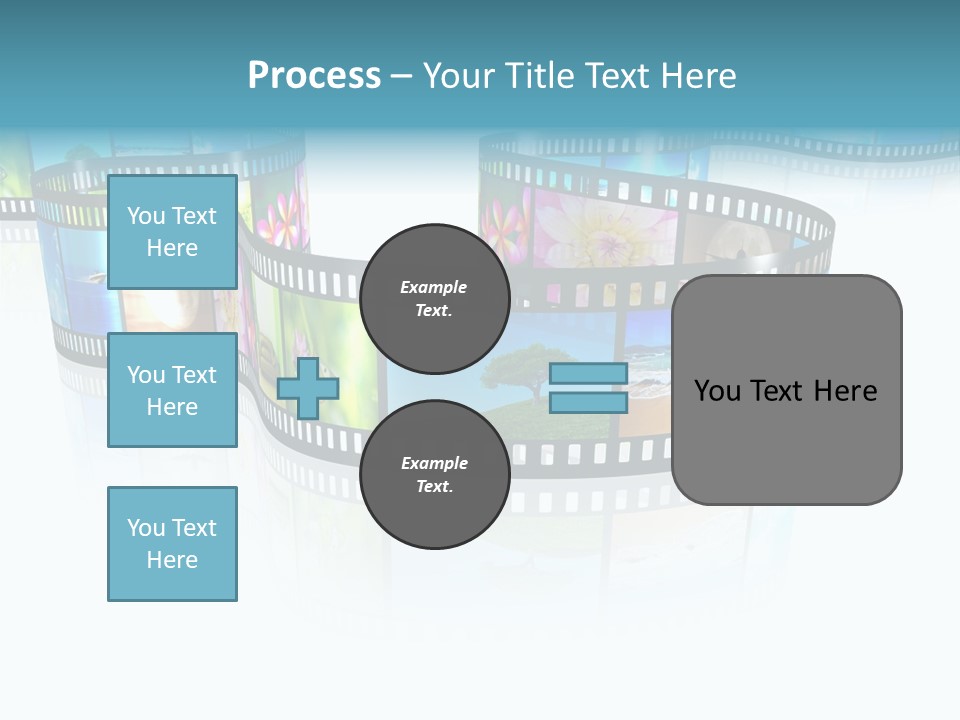 Square Black Border PowerPoint Template