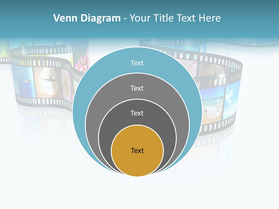 Square Black Border PowerPoint Template