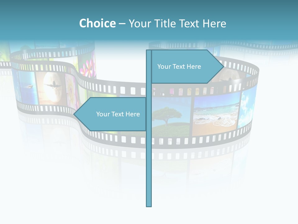 Square Black Border PowerPoint Template