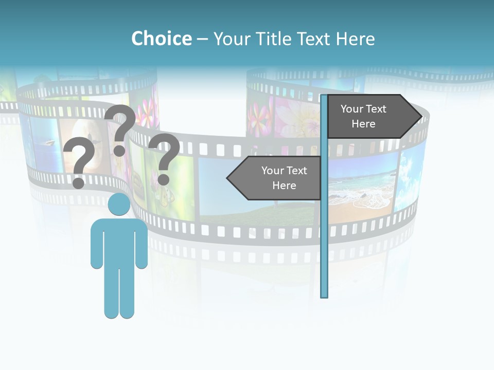 Square Black Border PowerPoint Template